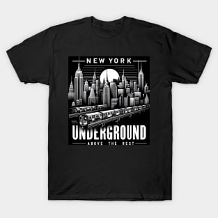 New York Underground NYC Subway Train T-Shirt
